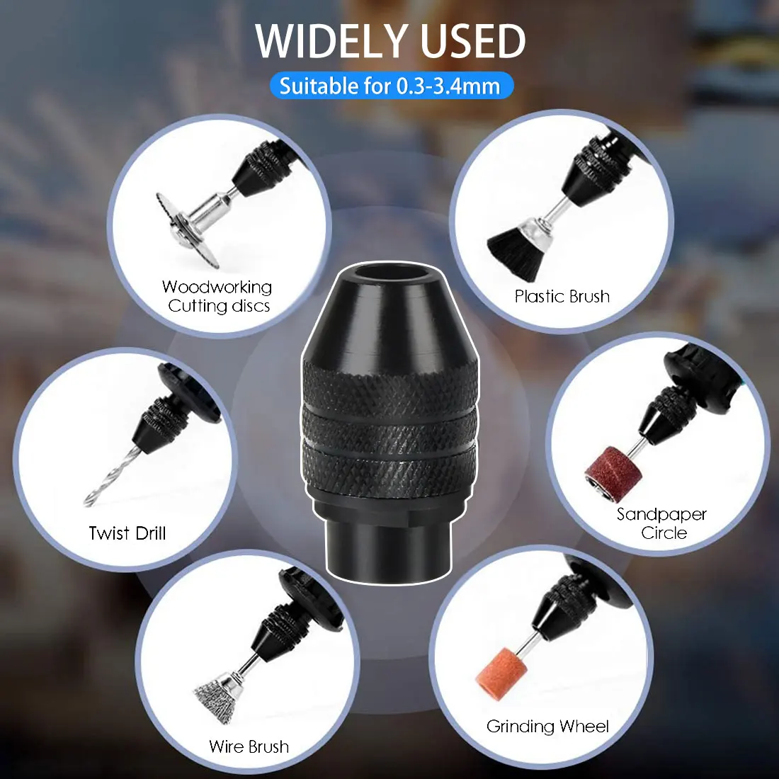 1 шт. Универсальный патрон для дрели Dremel 4486 |