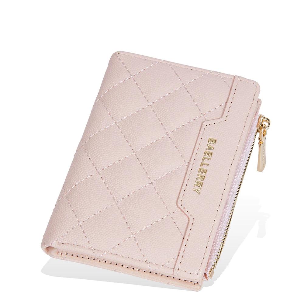 Новинка 2024 женские кошельки короткий тонкий маленький кошелек в клетку