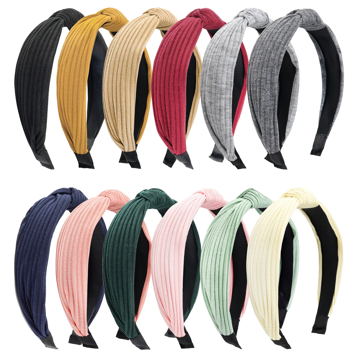 

Women Hairband Suede Knotted Solid Color Headband for Women Fashion Bowknot Hairband Hair Hoop Hair Accessories Bobby Pin