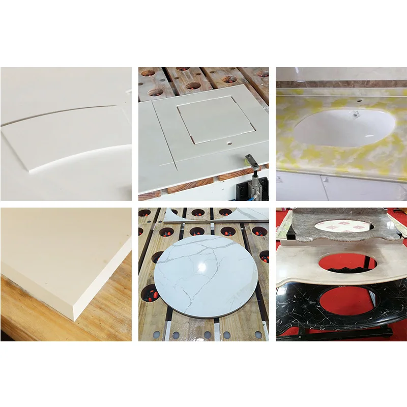 Пила Гранитный мост 5-осевая 4-я осьовая мостовая пила с ЧПУ для резки полировки