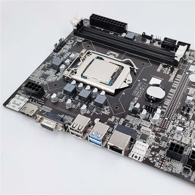 

B75 ETH Miner Motherboard 12USB+G1610 CPU+DDR4 4G RAM+128G SSD+64G USB Driver+Fan+SATA Cable+Switch Cable+Thermal Grease