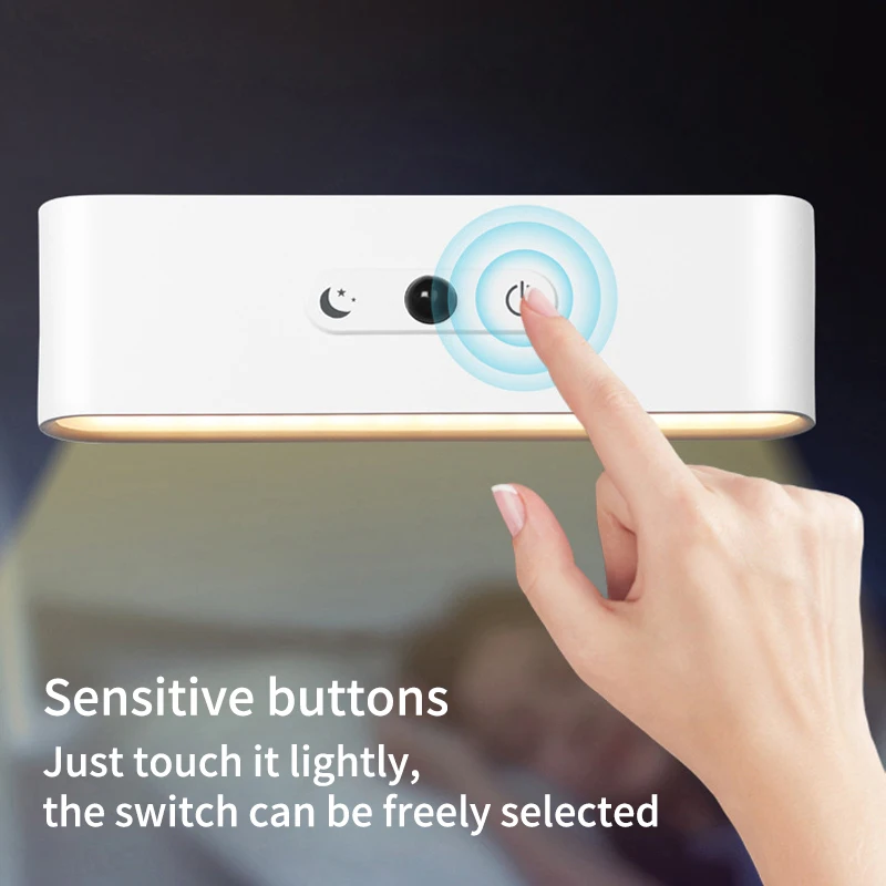 Светодиодная настенная лампа с сенсорным управлением и датчиком движения