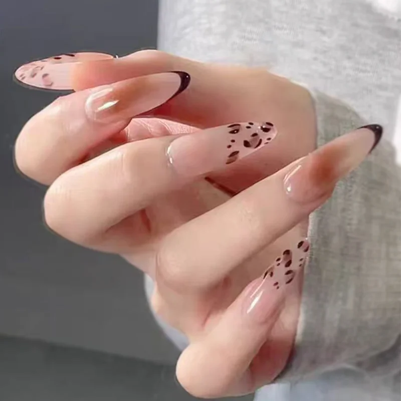 S + M 10 шт./компл. накладные ногти с полным покрытием типсы для ногтей маникюра