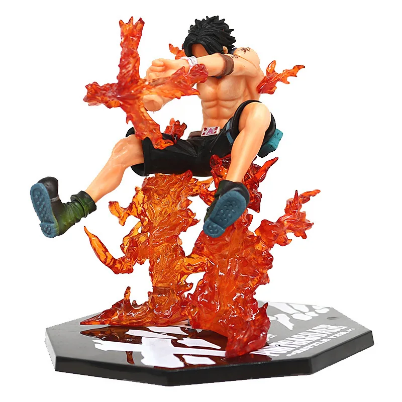 

16CM One Piece Portgas D Ace Anime Action Figures Crossfire Collection Model Toy Fire Punch Statue Figure Doll Gifts