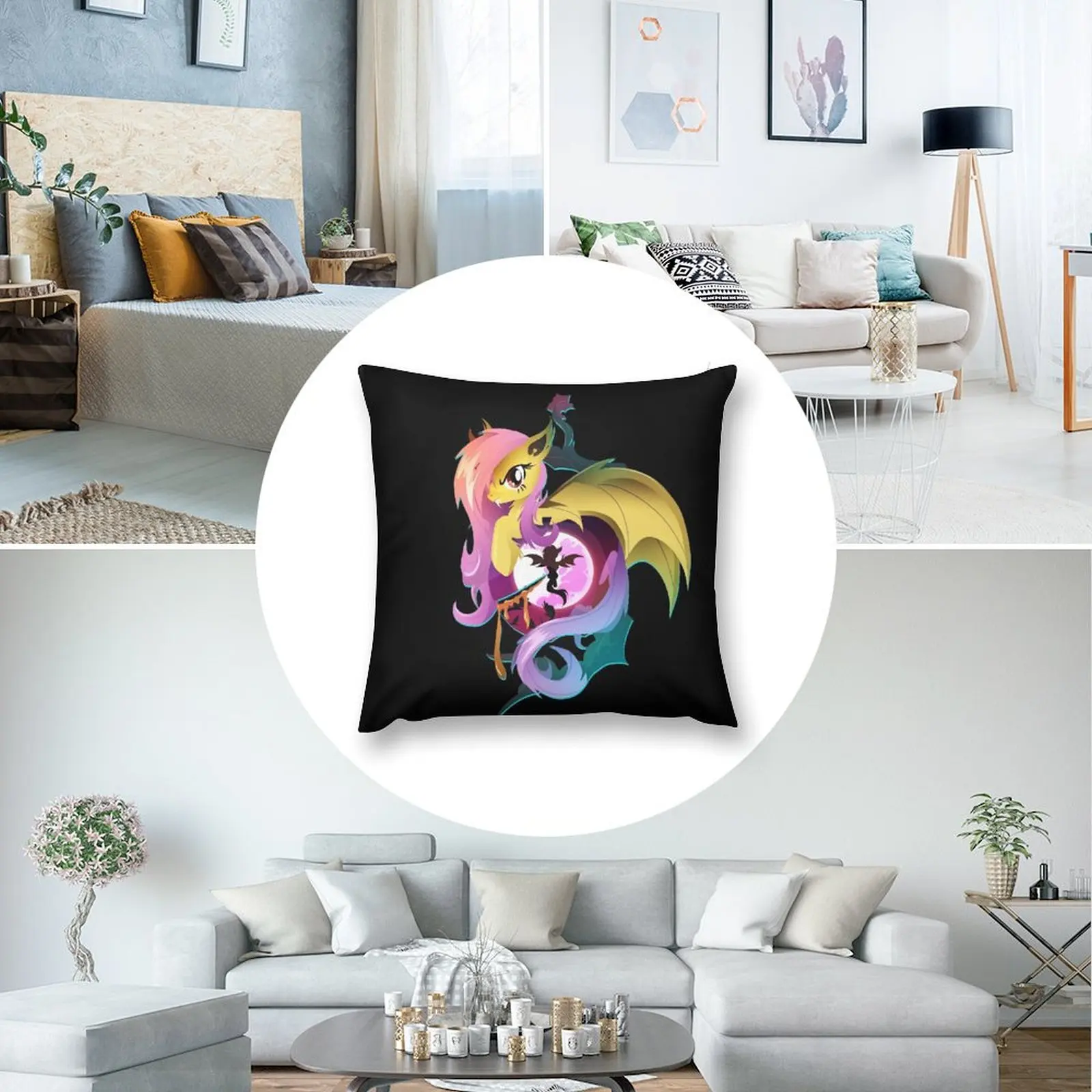 Декоративная подушка Flutterbat для роскошного дивана Рождественская наволочка