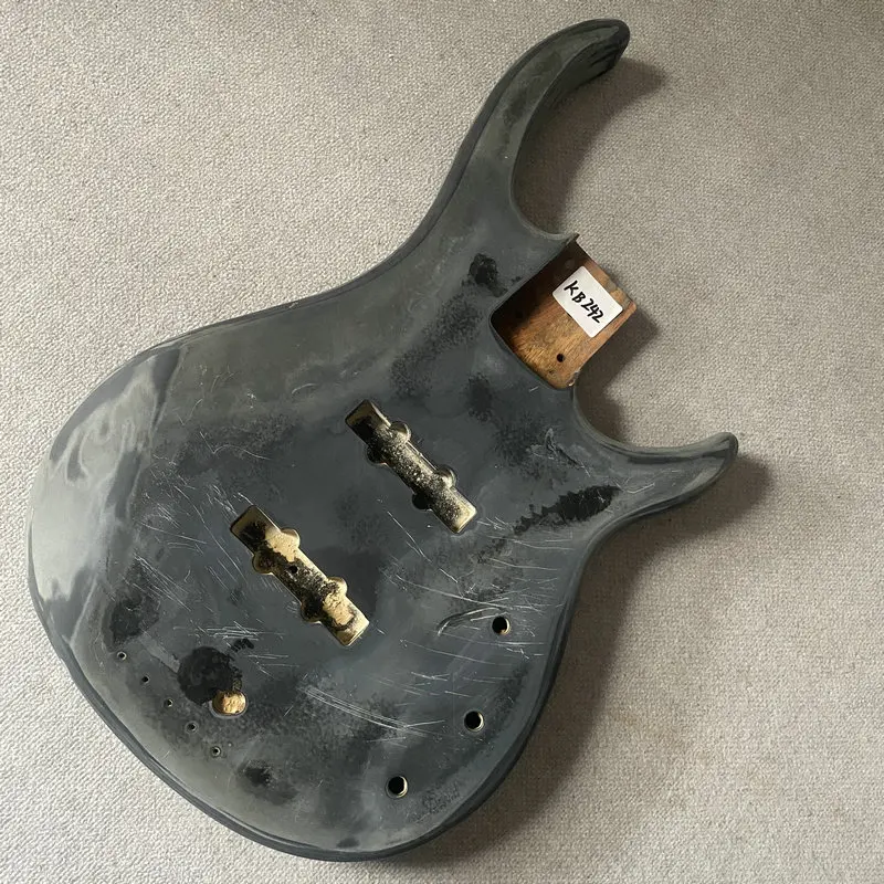 KB242 Черный цвет 4 или 5-струнная электрогитара бас-гитара корпус из цельного