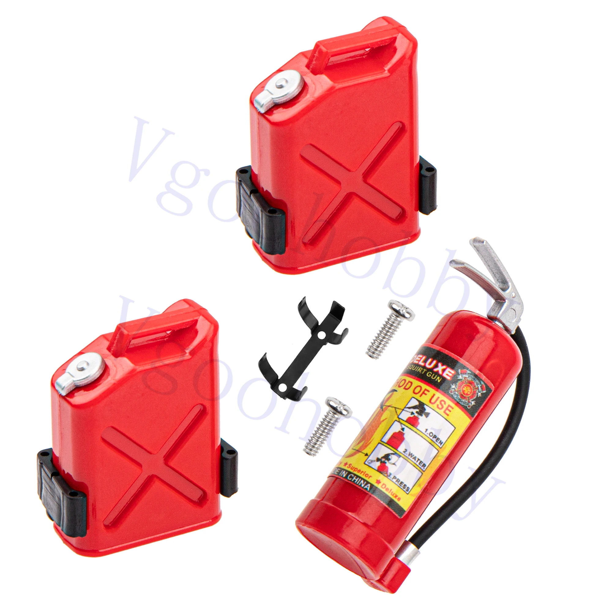 Пластиковый мини-топливный бак и огнетушитель для Traxxas TRX4 Axial SCX10 Redcat Gen7 1/10 RC Rock Crawler