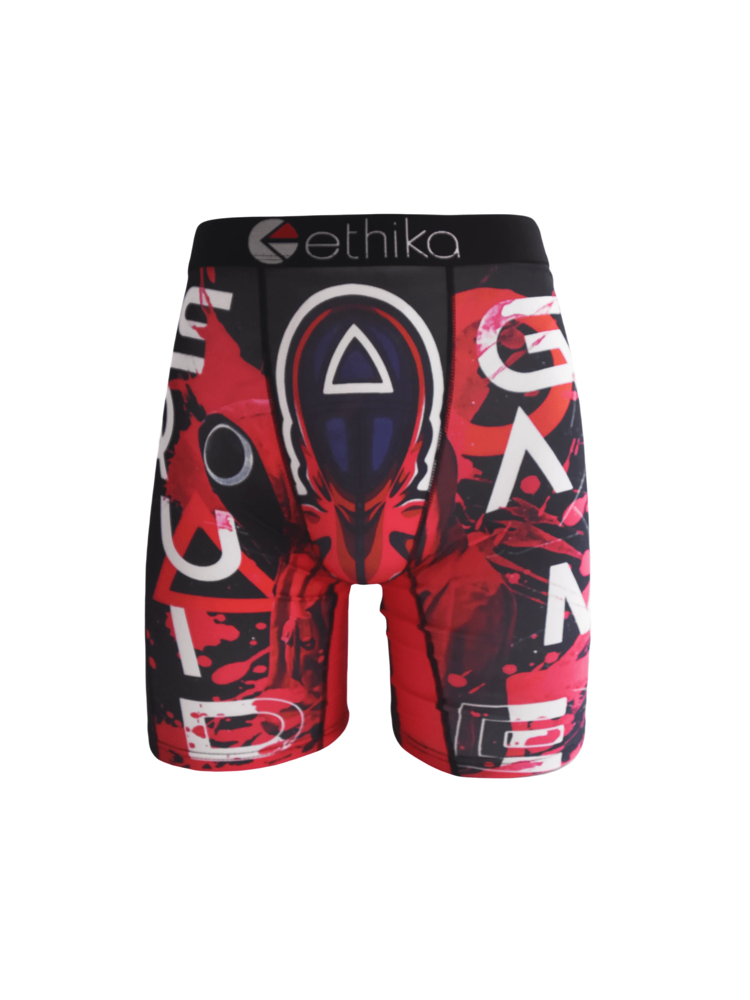 Фото ETHIKA летнее сексуальное мужское нижнее белье боксеры Cueca трусики нижнее белье трусы боксеры дышащие мужские трусы-боксеры с принтом №5