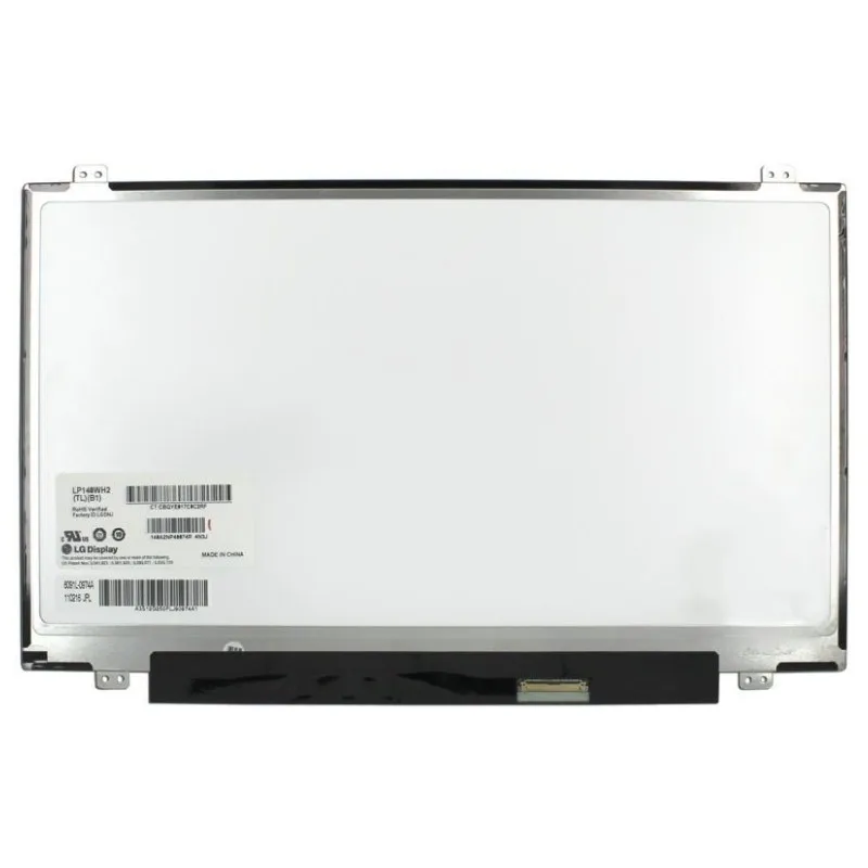 

Laptop LCD Screen 14.0" Universal for B140XW03 V.0 LP140WH2-TLB1 HB140WX1-300 N140BGE-L32 BT140WG03 LTN140AT20 40pin panel
