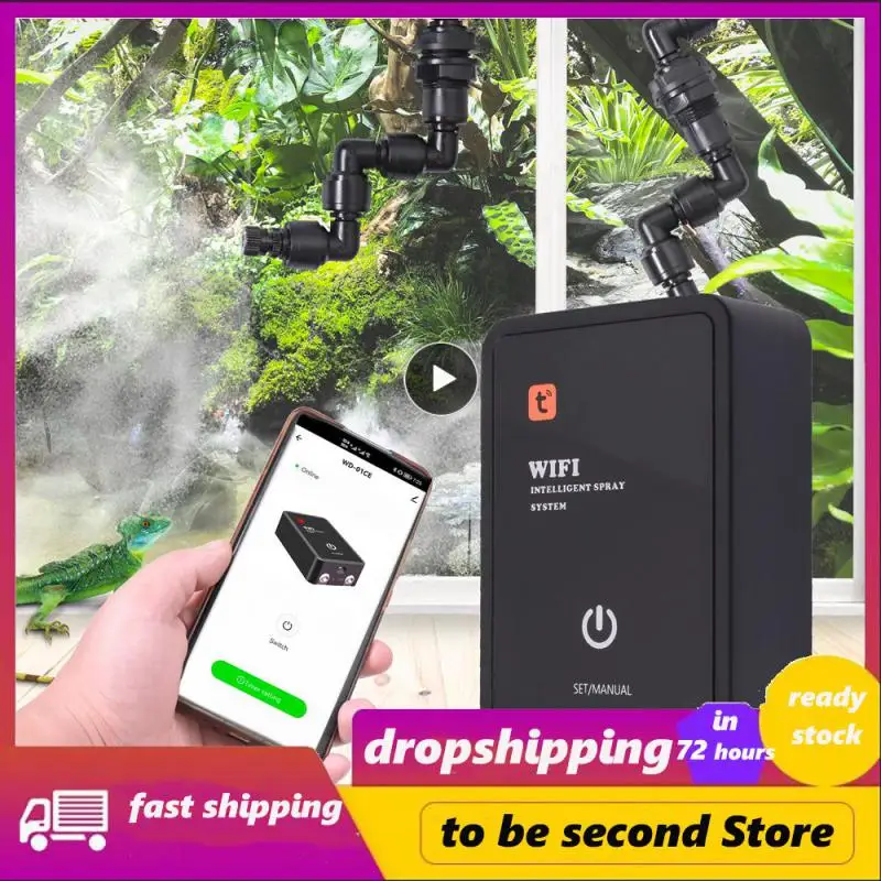 

Wifi Remote Control Reptile Spray Humidifier Easy To Install Four Eva Shock Absorbers Irrigation Timer Intelligent