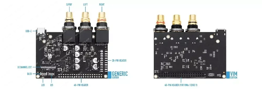Для Khadas VIMs ПК и других SBCs (VIMs Eedtion) тональная плата Edition аудио Плата высокого