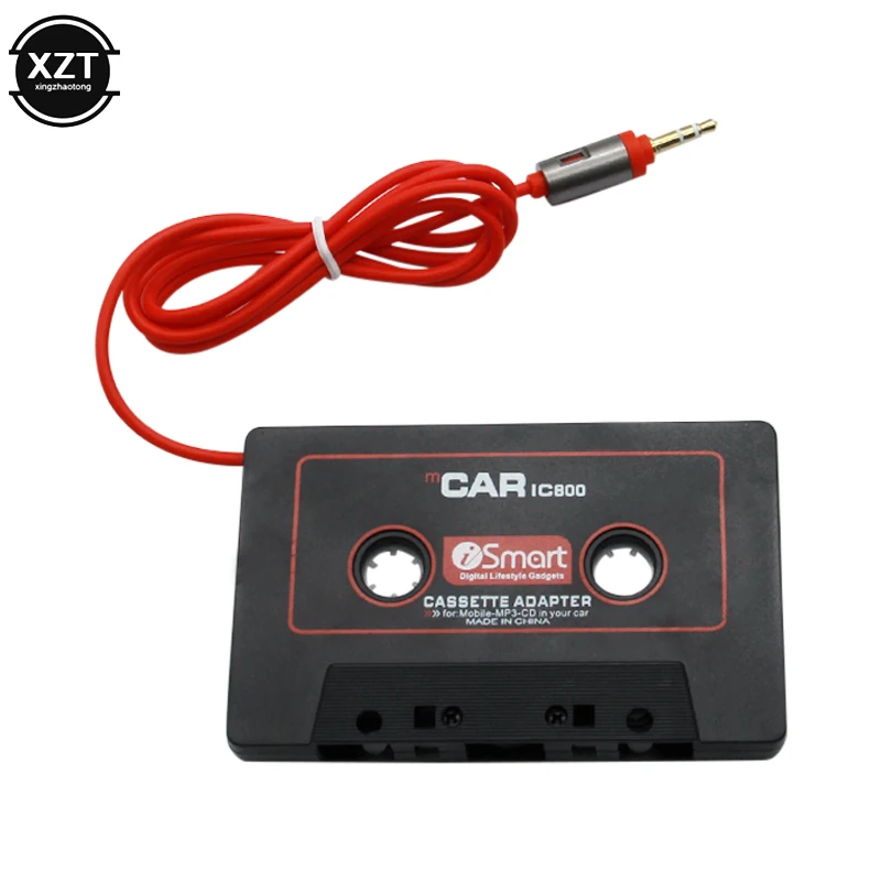 Car Cassette Tape Adapter Cassette Mp3 Player Converter For iPod For iPhone MP3 AUX Cable CD Player 3.5mm Jack Plug Hot Sale