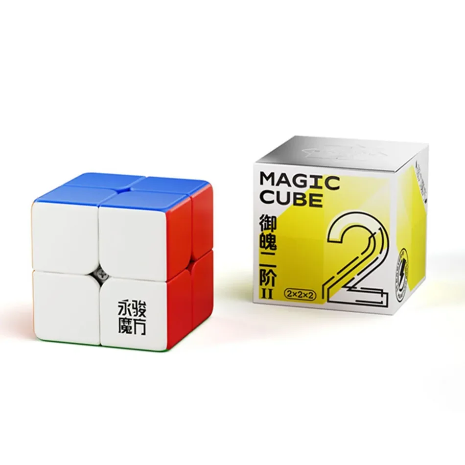 Фото [JudyCube] YJ Новый YuPo/YuLong/YuSu II Магнитный 2x2 3x3 4x4 Скоростной куб без наклеек YongJun Magic Cube Puzzle Cubo Magico №5