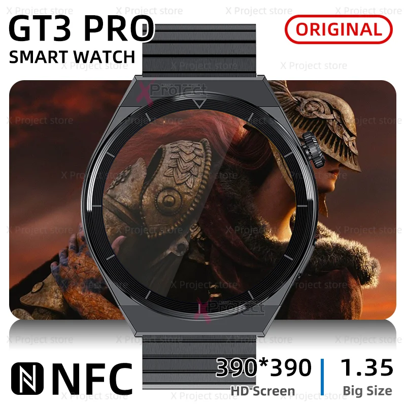 Купи GT3 PRO Smart Watch 2022 Mental NFC Bluetooth Call Fitness Tracker женская круглая Smartwatch применима к McWA для мобильных телефонов pk HW28 DT3 max за 1,786 рублей в магазине AliExpress