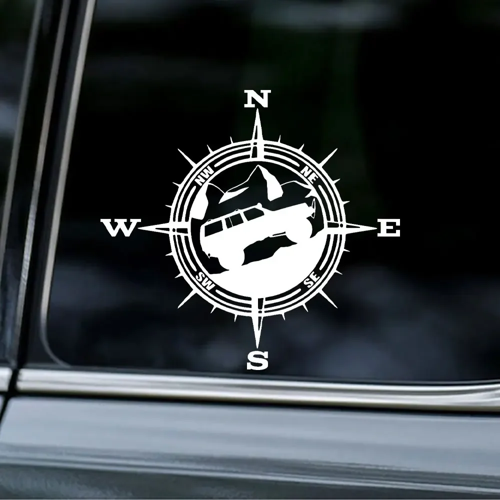 Наклейка с компасом для окна автомобиля крышка топливного бака украшение