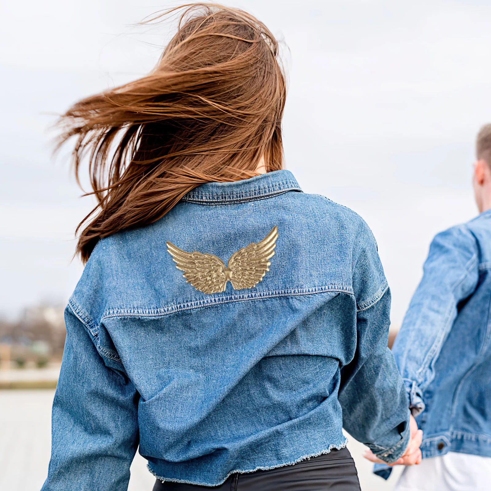 12 шт. DIY Крыло Черный Танк Декоративное Ожерелье Золотые Детские Украшения