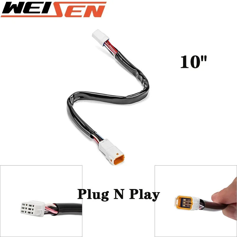 Для Harley Davidson Touring Softail Fat Boy Bob/Slim/Breakout/10 &quot25 см электронная мушка с удлинителями