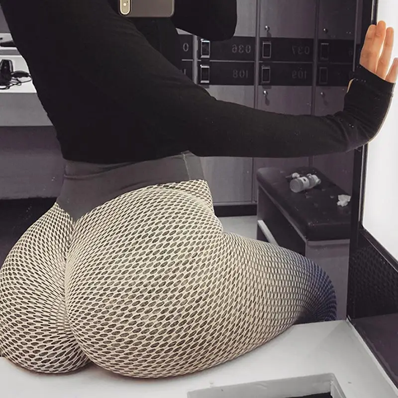 Sexy Slim Leggings Women High Waist Hip Lift Seamless Sweat Pants Printed Fitness Push Ups Yoga Women Pants Stacked Leggings