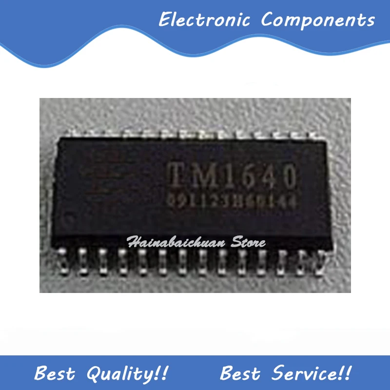 10 шт./лот TM1640 SOP28 новая и оригинальная фотография