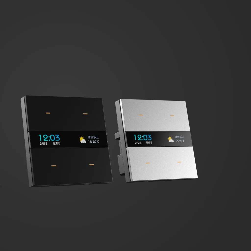Умный настенный переключатель M8 Pro Tuya Zigbee, версия с нулевой проволокой, голосовыми устройствами Alexa и Google. Погода и отображение времени. (art.: 3920ce438ad52) - 3920ce438ad52