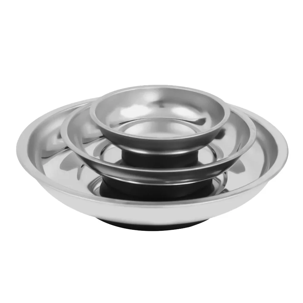 3 "/4"/6" круглый магнитный лоток для деталей чаша блюдо гаражный держатель из