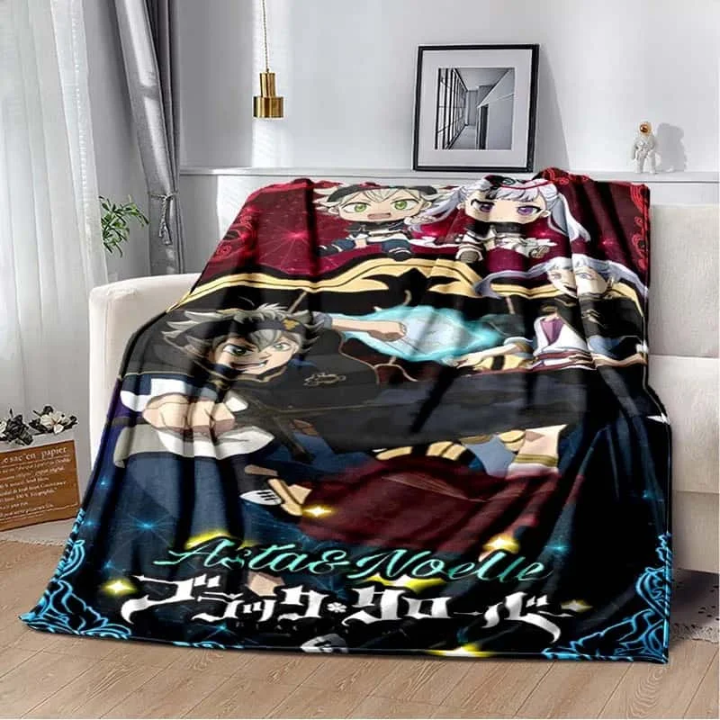 Флисовое одеяло Black Clover