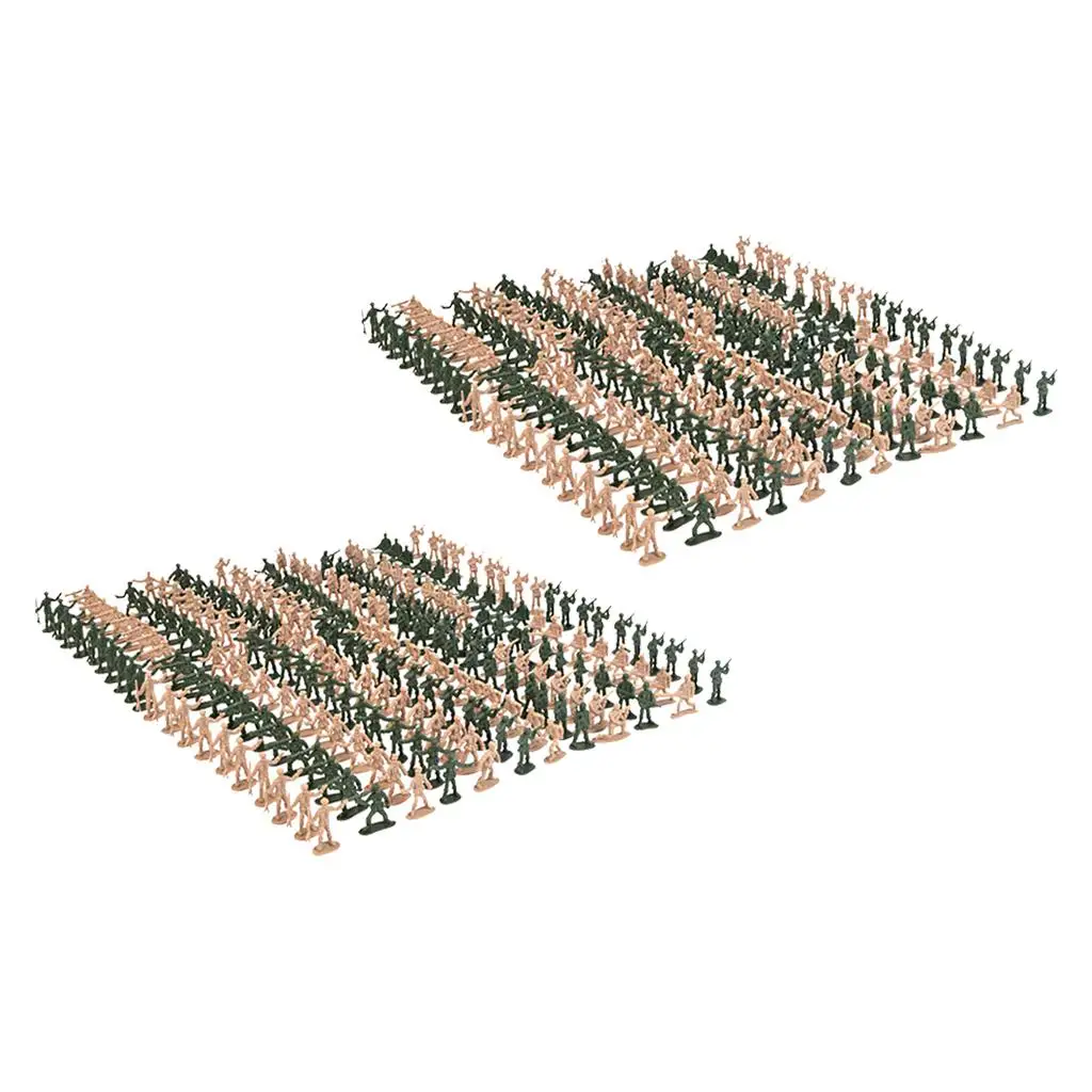 720 шт. масштаб 1:72 пластиковая фигурка модель песочного стола украшения