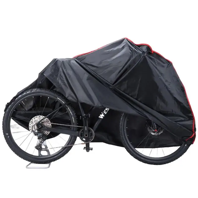 

Bike Cover 190D Oxford Outdoor Storage Waterproof & Anti-UV Bicycle Cover With Waterproof Membrane For Two Bicycles