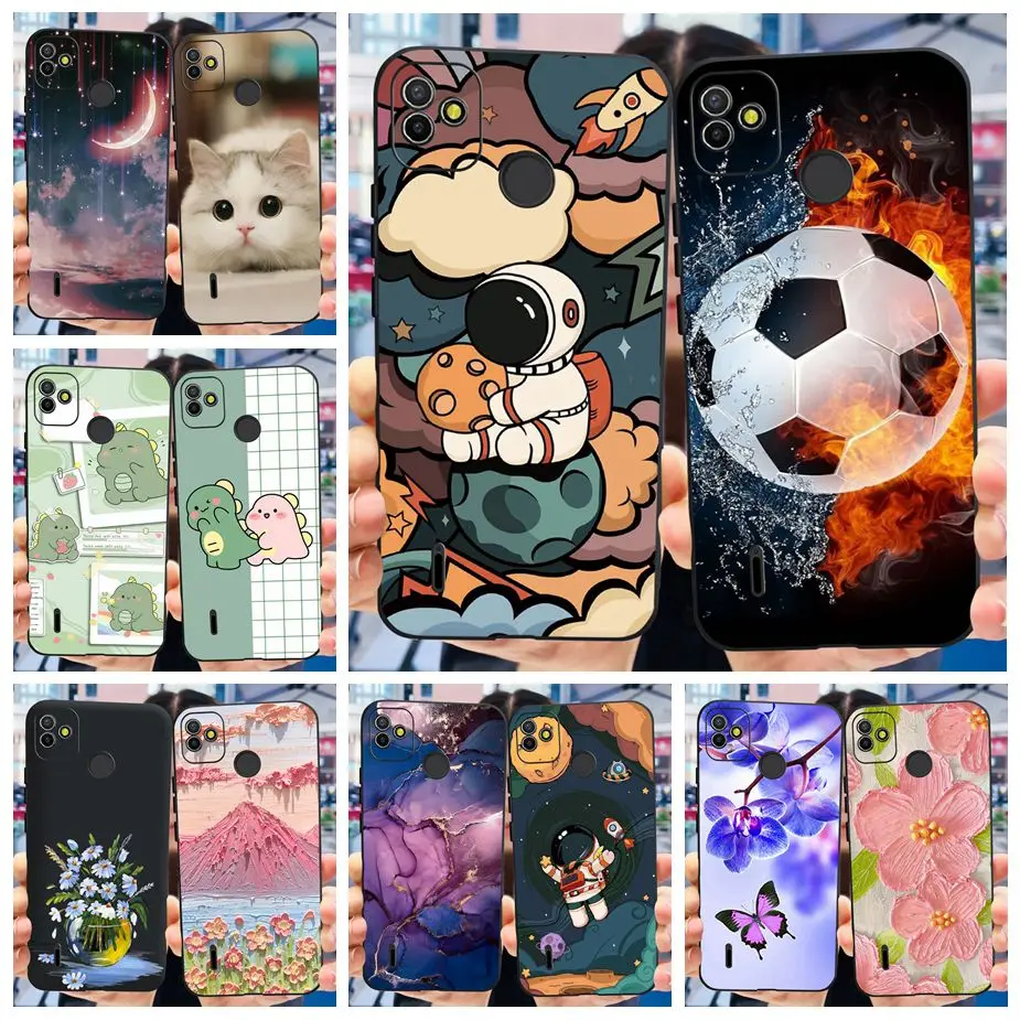 Чехол для телефона Tecno Pop 5 Чехол Pop5 BD1 BD2, милая модная окрашенная задняя крышка, мягкий силиконовый бампер для Tecno Pop 4 Pop4 BC2c BC1s