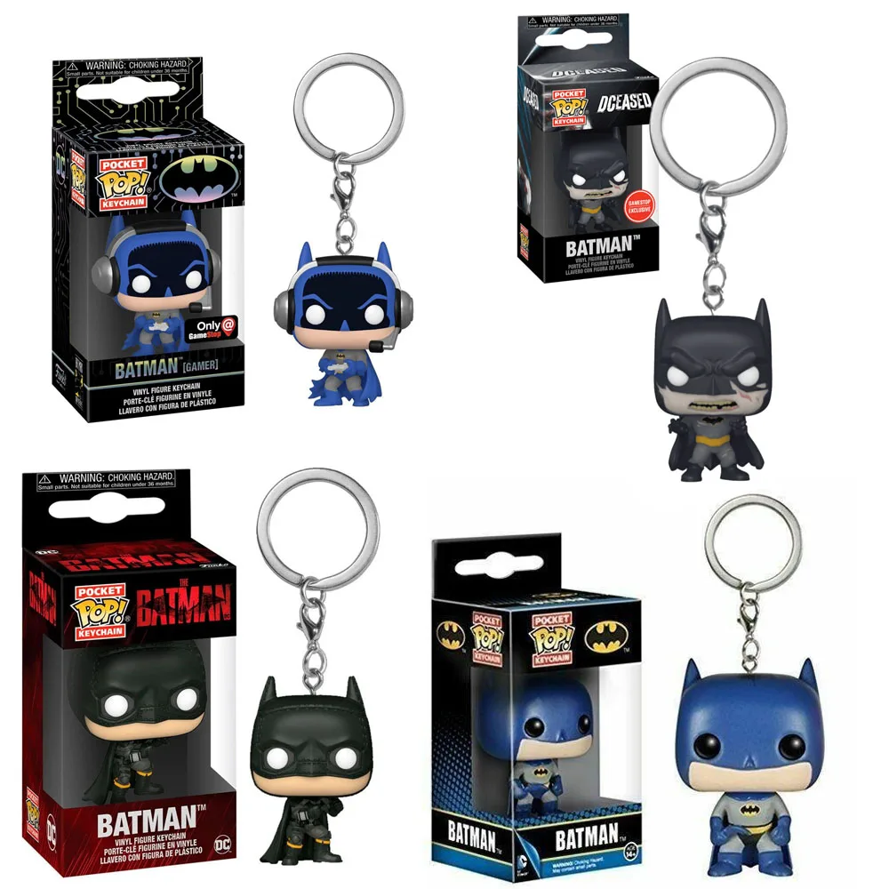 Брелок для ключей Funko Pop Heroes Batman виниловая фигурка геймерские летучие мыши