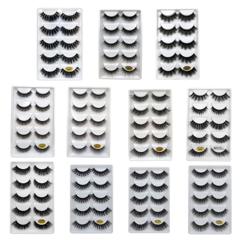 

Пушистые норковые накладные ресницы из искусственной норки, объемные эффектные густые накладные ресницы, Прямая доставка