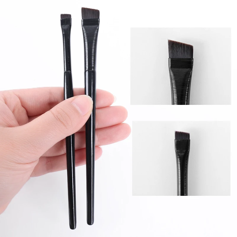 

1/2 PCS Eyebrow Contour Eyebrow Brush Eyeliner Brush Portable Small Angled Eyebrow Makeup Brushes Women Make Up Cosmetic Tools