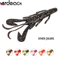 ardea lures vibe craw fish baits 90mm6g 6pcs silicone worms crayfish soft bait plastic creature shrimp bass perch fishing tackle