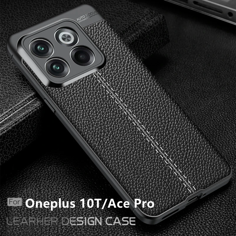

For Cover Oneplus 10T Case For Oneplus 10T Capas Shockproof Phone Bumper Soft TPU Leather For Cover Oneplus ACE Pro 10T Fundas