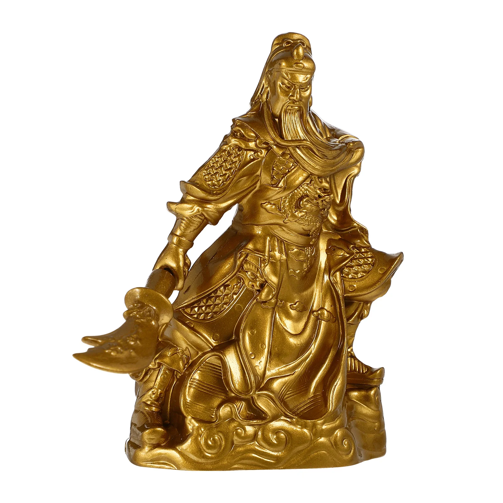 

Delicate Resin Guan Yu Craft Decoration Household Table Ornament for Shop