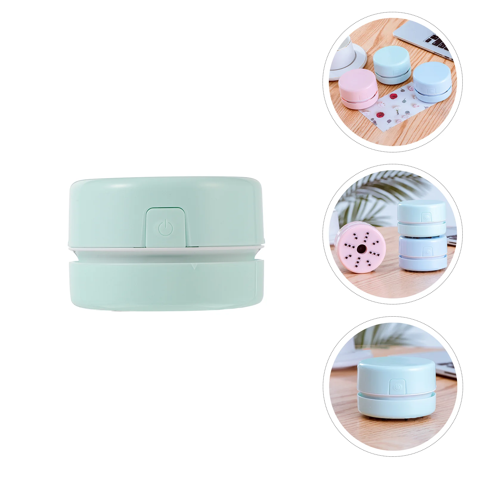 

Portable Handheld Vacuum Cleaner for Home Car Pet Hair Cleaning - USB Powered Mini Vacuum Sweeper for Desk Table and Countertop