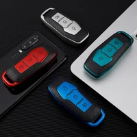 tpuleather car key cover case protect for ford f 150 mondeo galaxy s max explorer ranger escort forrest 2015 16 17 18 19 21 bag