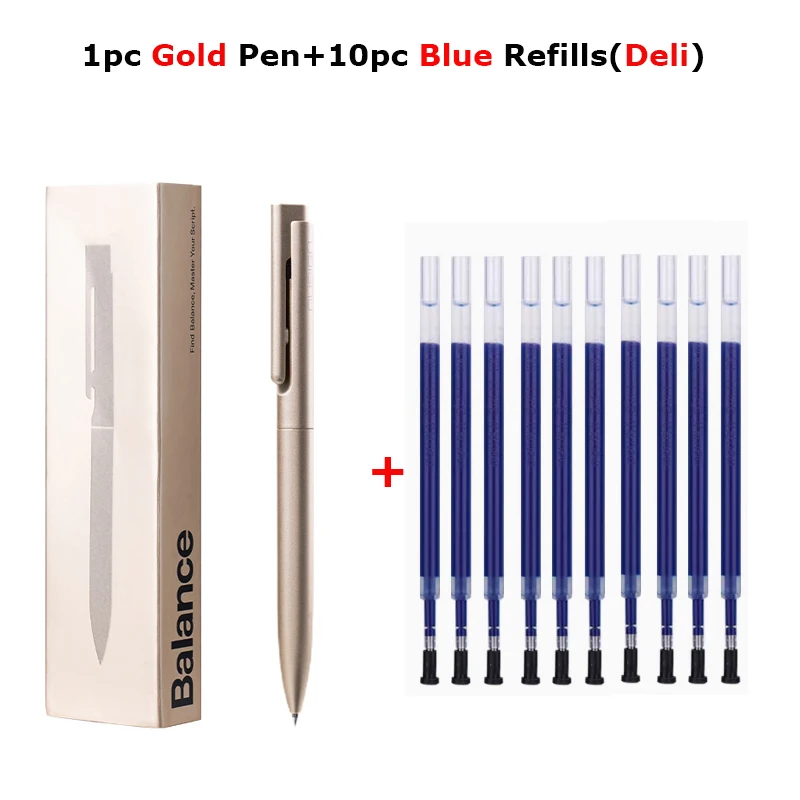 

Гелевая ручка Deli NUSIGN Signature Pen металлическая 0,5 мм