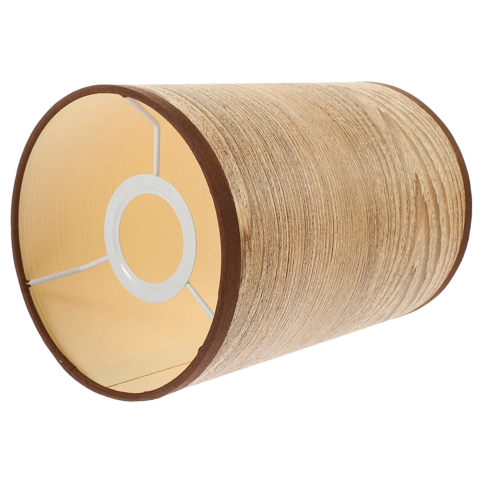 

Wooden Grain Lampshade Decorative Ceiling Lamp Shade Chandelier Lampshade(E27/E14)