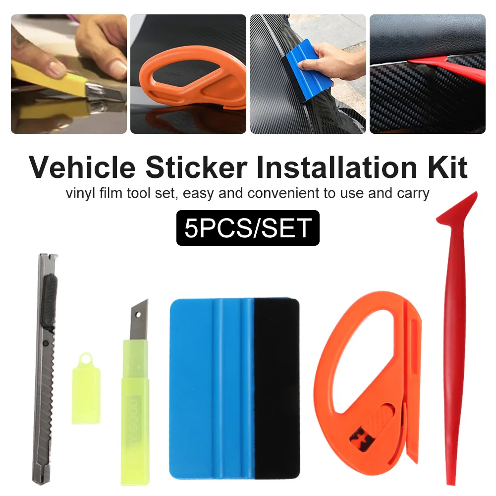 

Скребок для виниловой пленки, 5 шт./компл., для автомобиля