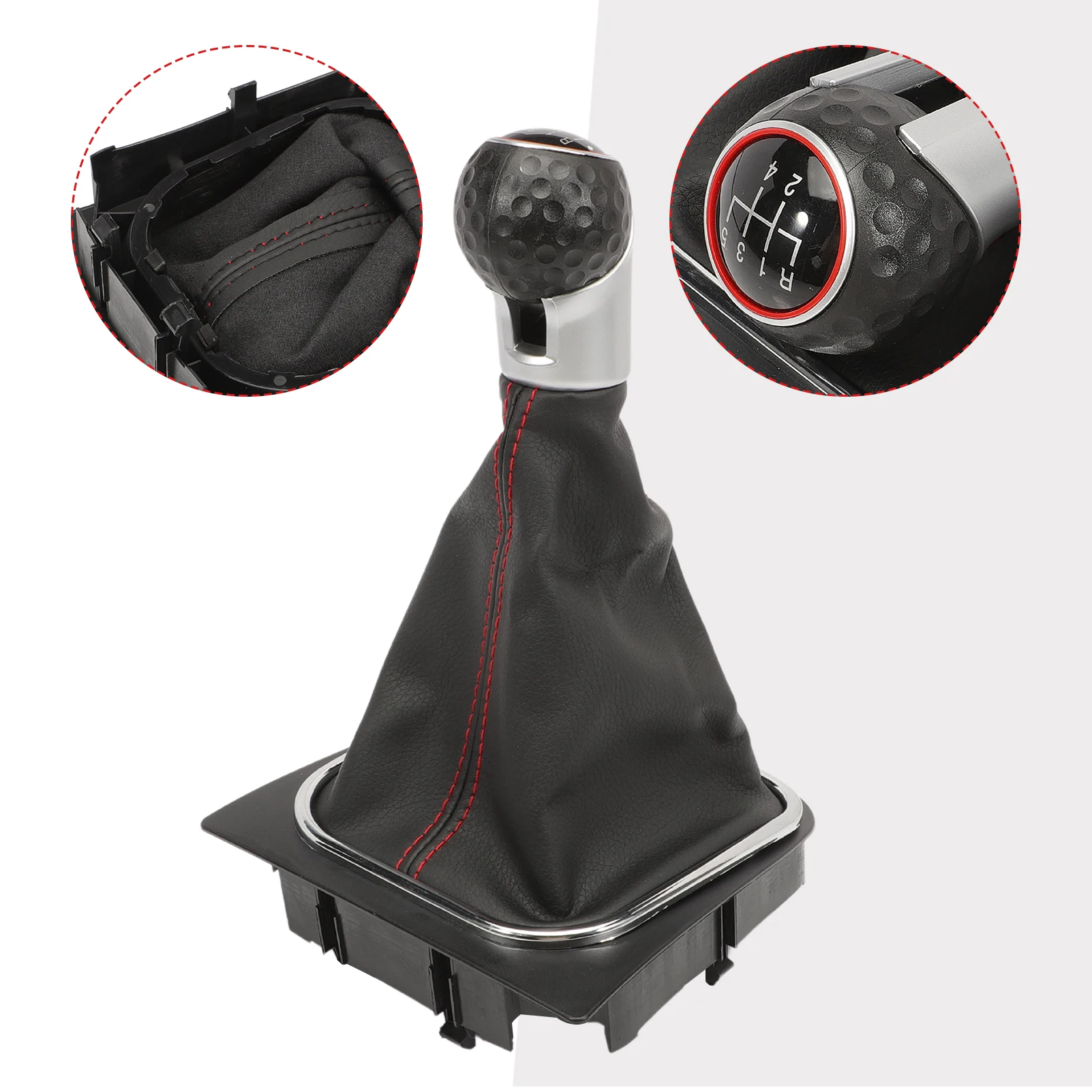 Ручка переключения передач 5-скоростная для Golf 6 MK6 GTI GTD R20 2009 2010 2011 2012 2013