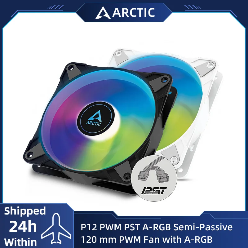 Жидкий подшипник ARctic P12 Pwm Pst A-rgb 120 Мм