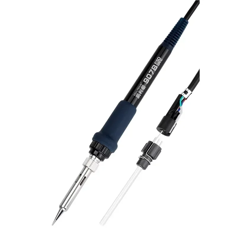 Фото Паяльная станция KELLYSHUN AE8502D 2-в-1 с цифровым дисплеем, 700 Вт, с функцией горячего воздуха для демонтажа компонентов №5