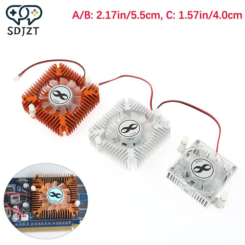 Кулер для видеокарты, 1 шт., 55 мм, 12 В