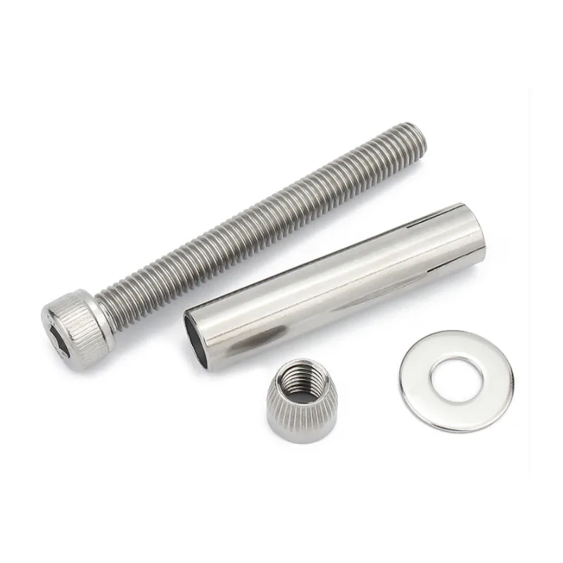 304 нержавеющая сталь Шестигранная головка встроенные расширительные болты винты