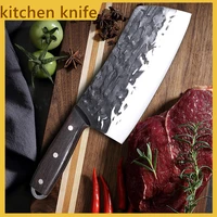 chef knife 9 inch handmade forged meat slicing knife high carbon steel kitchen knife professional butcher knife kitchen items