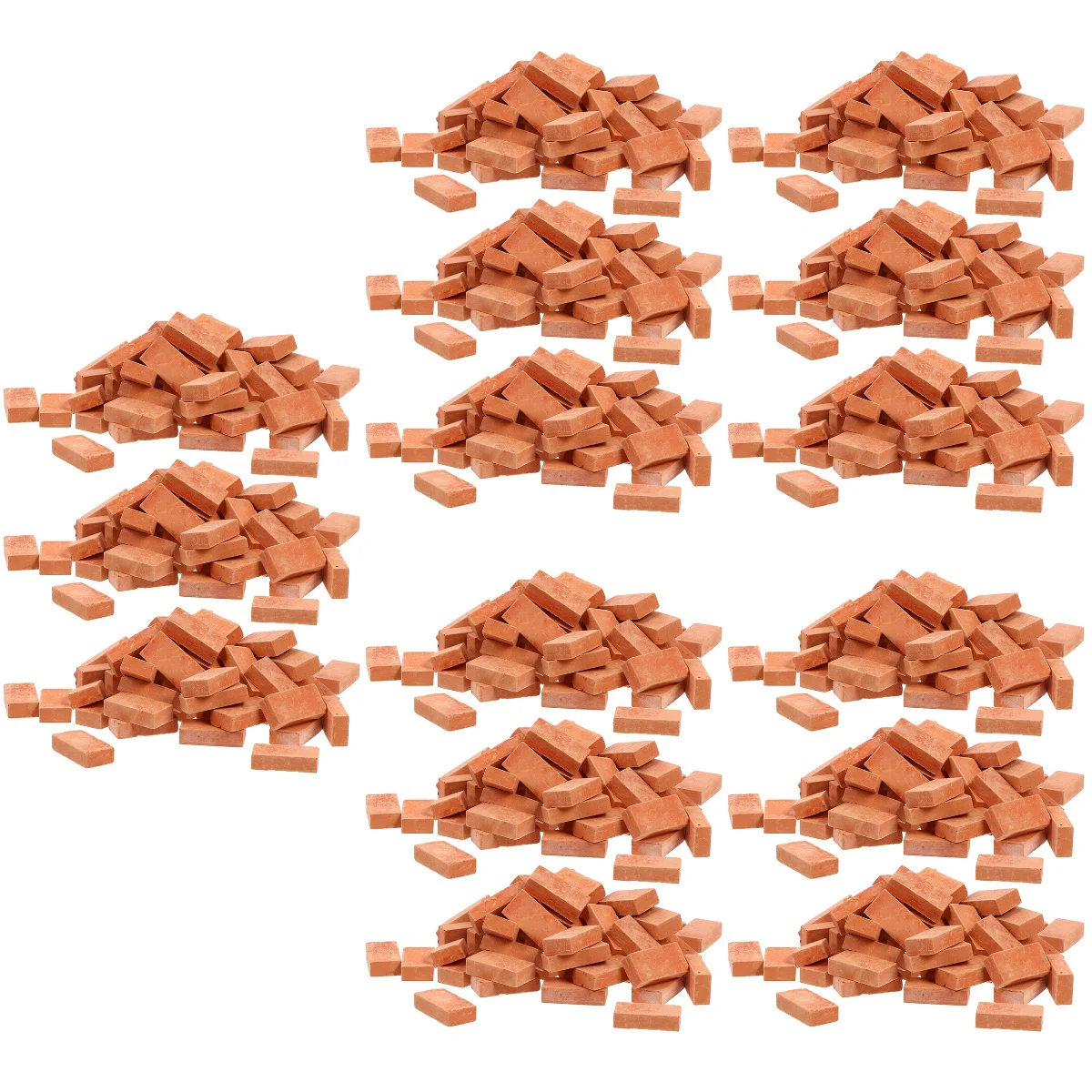 

750 шт., мини-кирпичи из глины