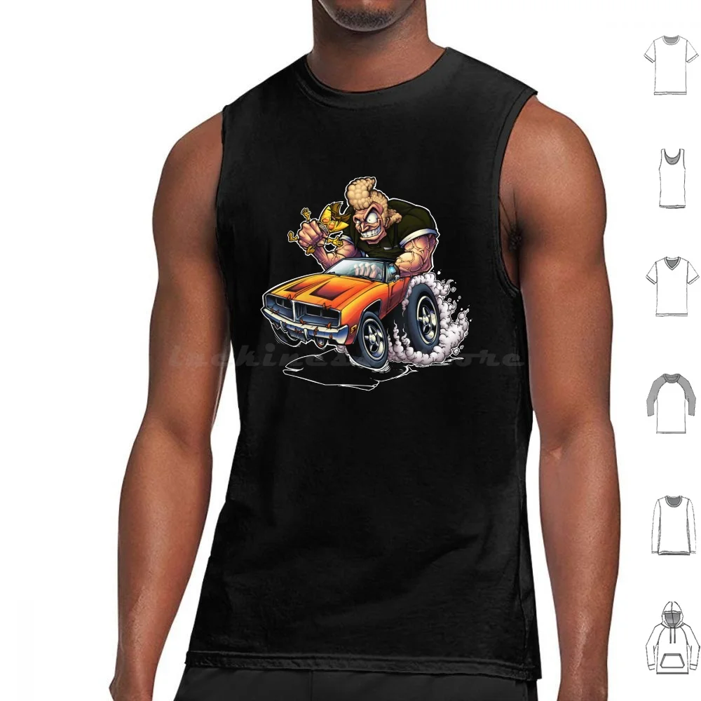 Фото Майки Brock Sam-Fink с принтом, хлопок Venturebros Brock Samson Venture Bros Car Toon Charger Mighty Monarch №1