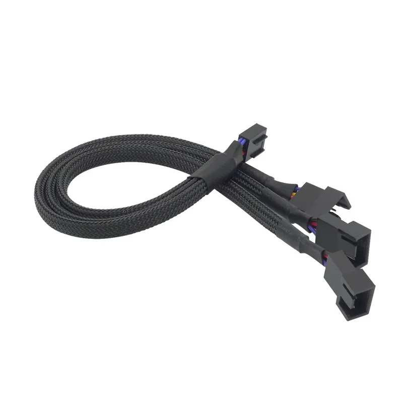 Разветвитель вентилятора 4-контактный кабель адаптера 2 3-контактный