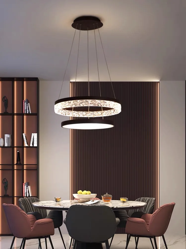 Modern LED Chandeliers Ligthing Living Dining Room Circle De